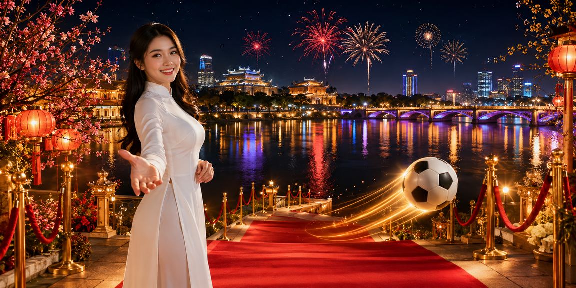 Người hâm mộ bóng đá tại Huế trong trang phục áo dài theo dõi trận đấu thể thao trực tuyến và đặt cược tại okking99